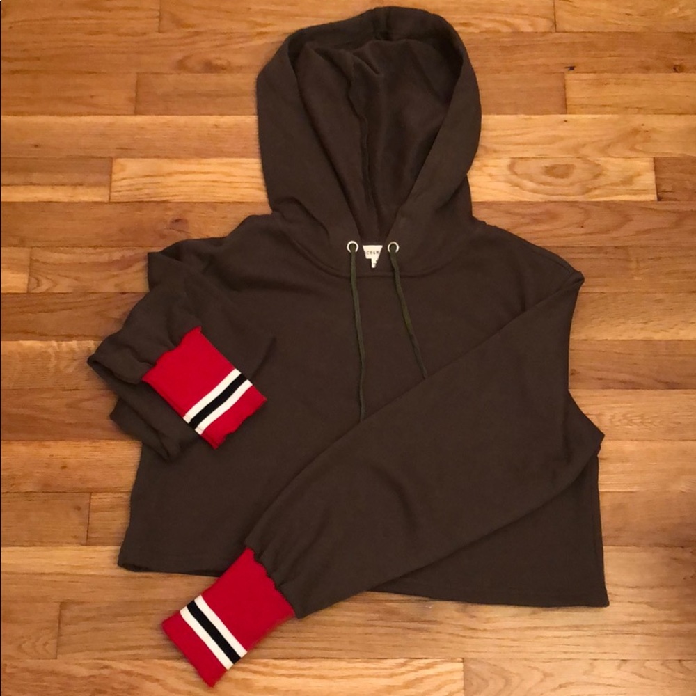 Dance and Marvel cropped sweatshirt